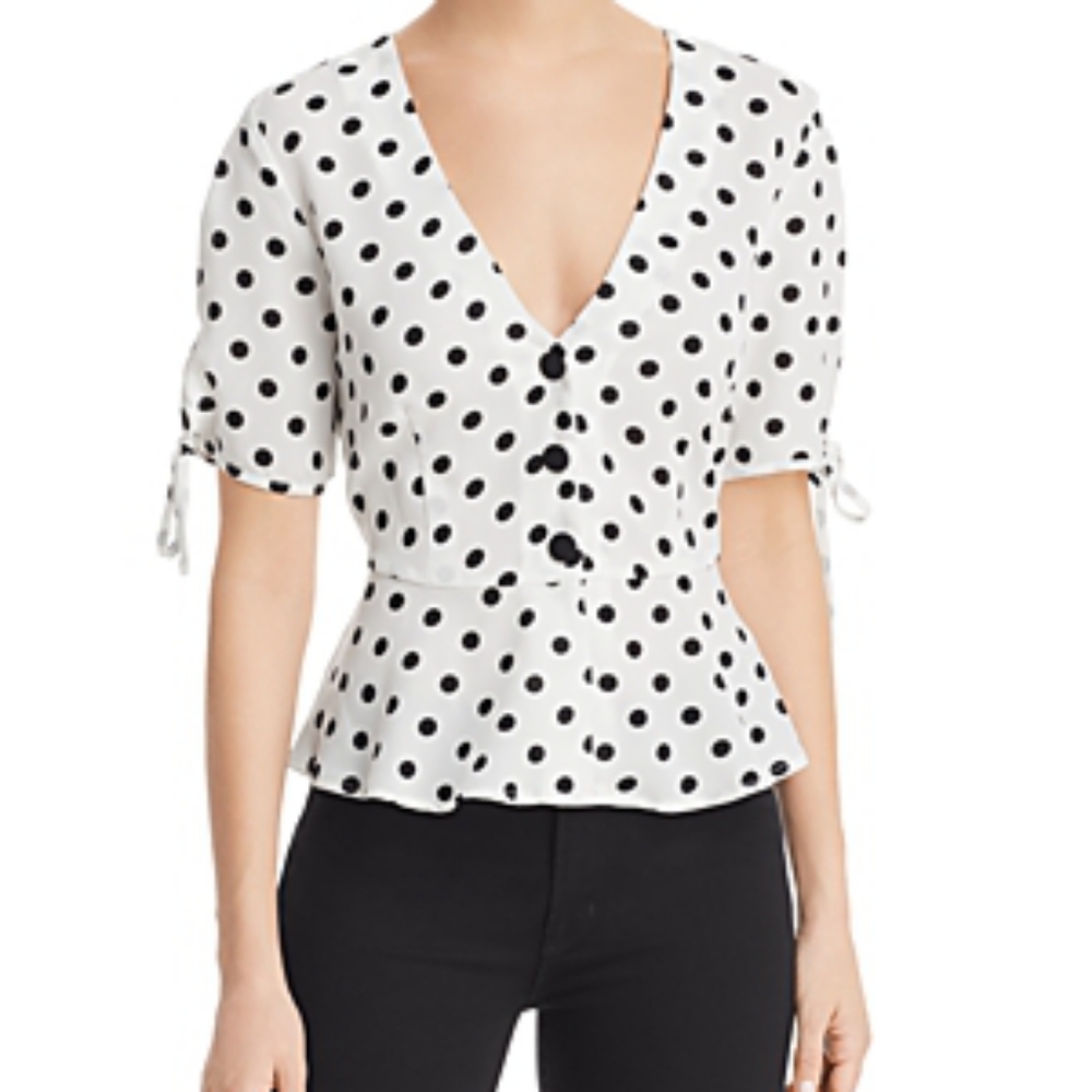 Small Re:Named Polka-Dot Blouse